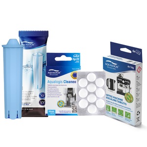 Kit Entretien Machine Espresso Philips - 2 Filtres Aquaclean, 6 Nettoyants Lait, 6 Dégraissants (CA6707/10)