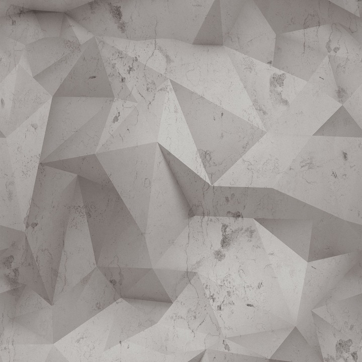 Papír tapéta, geometrikus minta, tekercs mérete 10 x 0,53 m, modern design, geometrikus minta