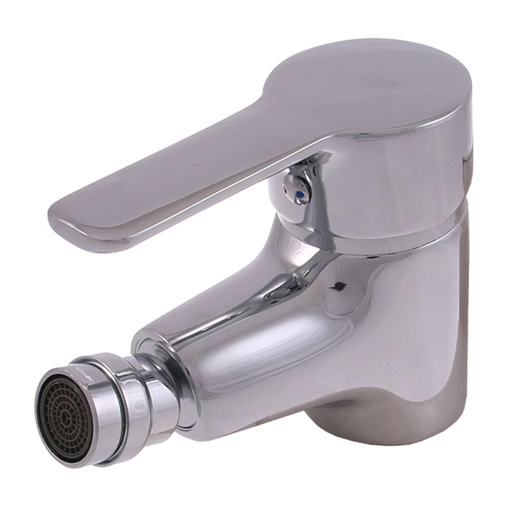 Смесител за биде, едноръкохватков, хром, 11см