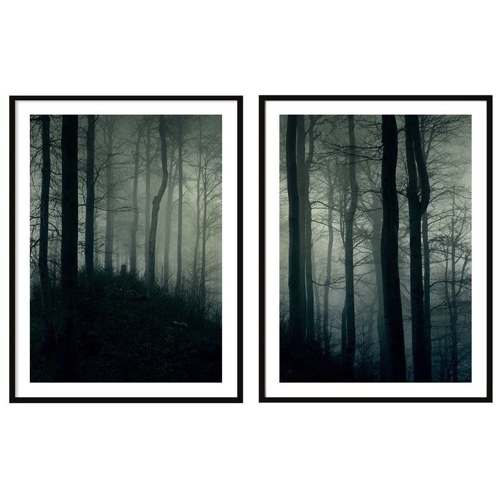 Poster decorativ cu rama, PoStar, MDF, Multicolor, 73x53cm