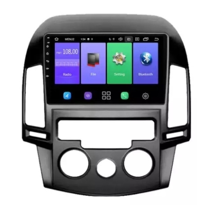 Multimedia cu navigatie, Pentru Hyundai I30, Negru