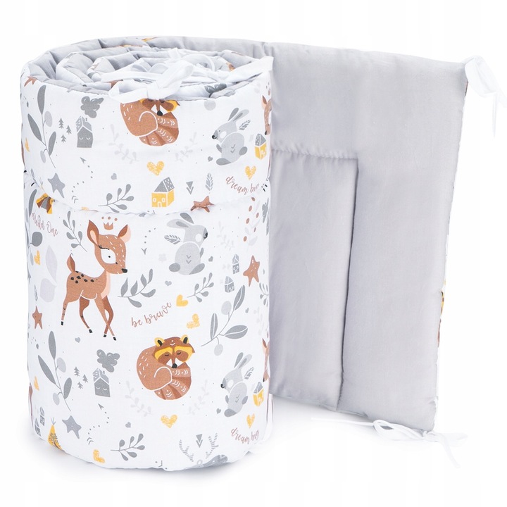 Обиколник за кошара, Deer, BabyBoom, двустранен, 360°, 355x30 см, Многоцветен