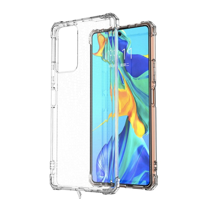 Xiaomi Redmi Note 10 Pro / Note 10 Pro Max készülékkel kompatibilis szilikon tok, extra átlátszó, ütéscsillapító technológia, porálló, élvédelem, töltőcsatlakozó védelem, dugós mobil burkolat, vékony illeszkedés, átlátszó