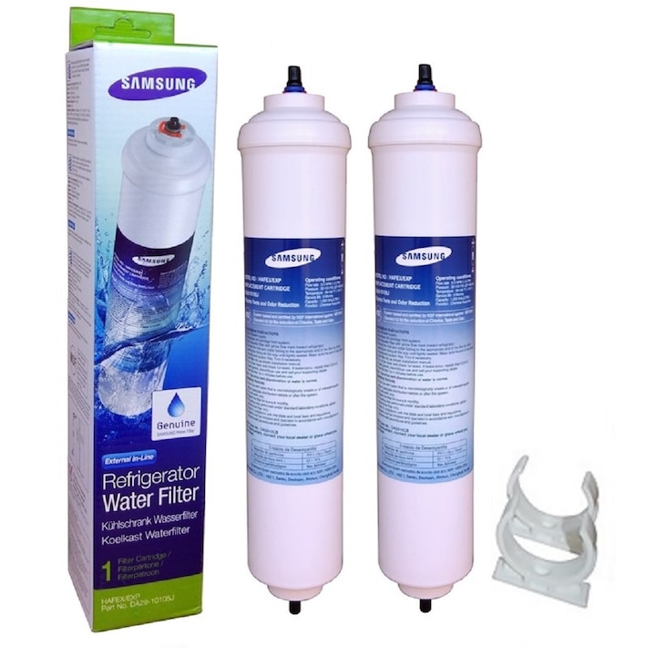 Set 2 filtre de apa, Samsung, DA29-10105J, Alb