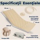 Saltea Antiescara Cu Compresor Silentios, Alhena® HF6001/HF608, 200 x 90 cm, Saltea Pentru Escare Cu Mod Alternativ Si Static, Saltea Medicala Cu Celule De Aer, Sistem Antiescare Complet, Pompa Inclusa, Pentru Pacienti Imobilizati, Uz Medical, Crem