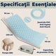Saltea Antiescara Cu Compresor Silentios, Alhena® HF6001/HF608, 200 x 90 cm, Saltea Pentru Escare Cu Mod Alternativ Si Static, Saltea Medicala Cu Celule De Aer, Sistem Antiescare Complet, Pompa Inclusa, Pentru Pacienti Imobilizati, Uz Medical, Albastru