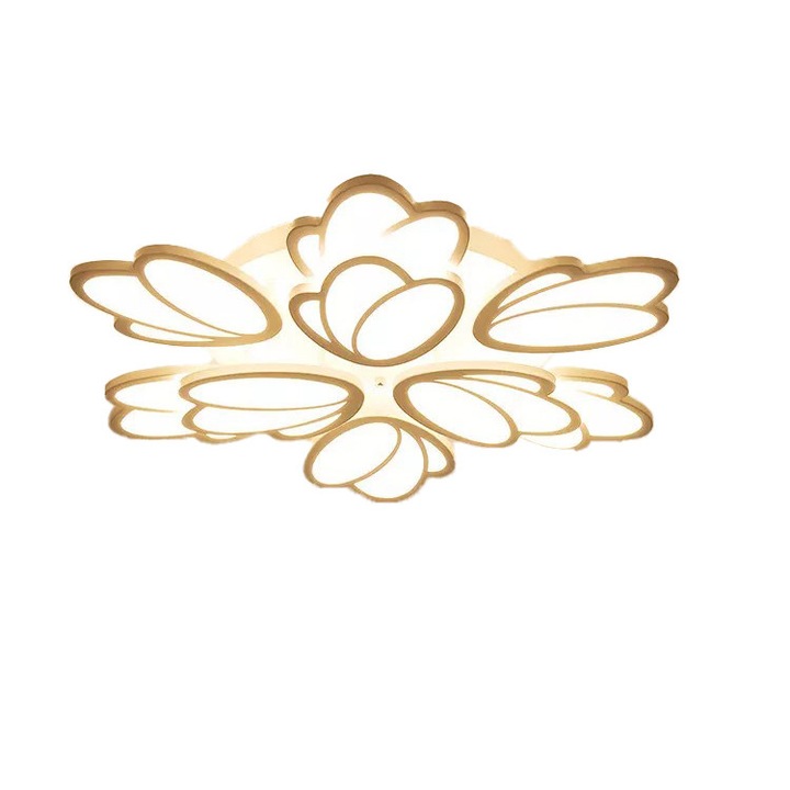 Lustra Led Cu Telecomanda, Elit's Frio, 200w, Alb