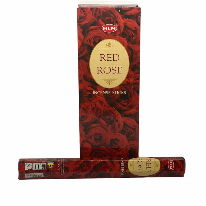 Illatos pálcika készlet HEM, RED ROSE, 6 doboz x 20 pálca