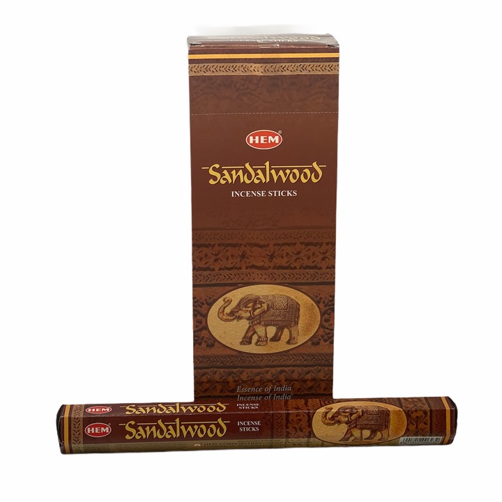 Set betisoare parfumate HEM, SANDALWOOD, 6 cutii x 20 betisoare