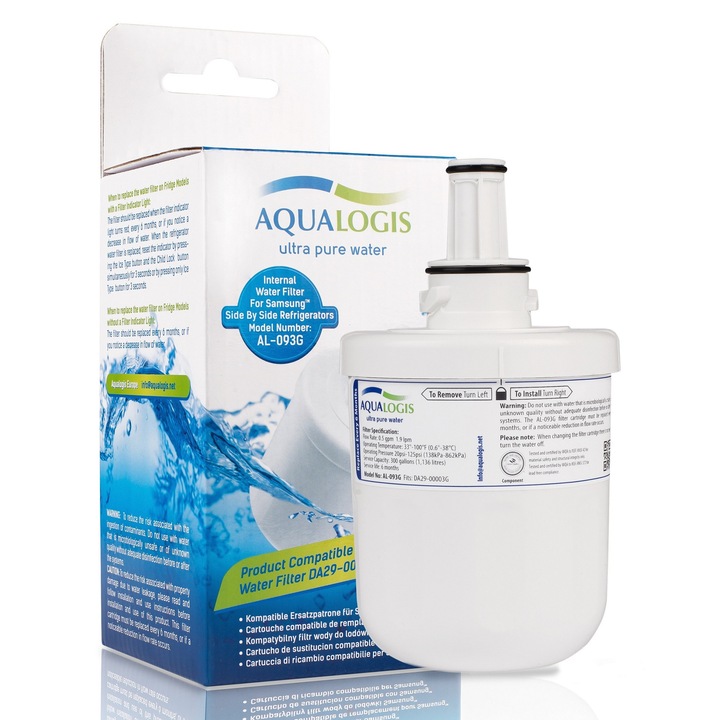Filtru de apa, Aqualogis, AL-093G, Alb