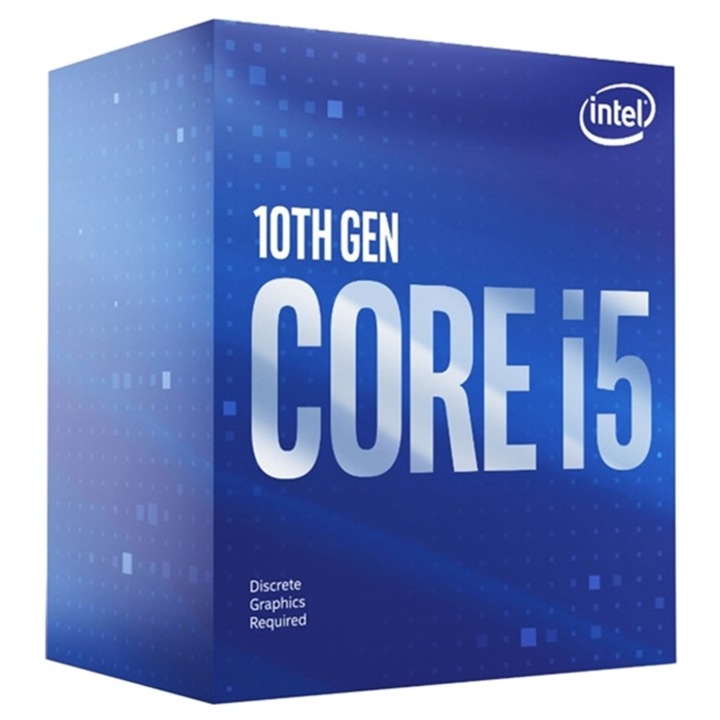 Процесор за компютър, CPU Intel Core i5-10400F, 6C, 12T, 2.9, 12M, s1200, Box, SS300208