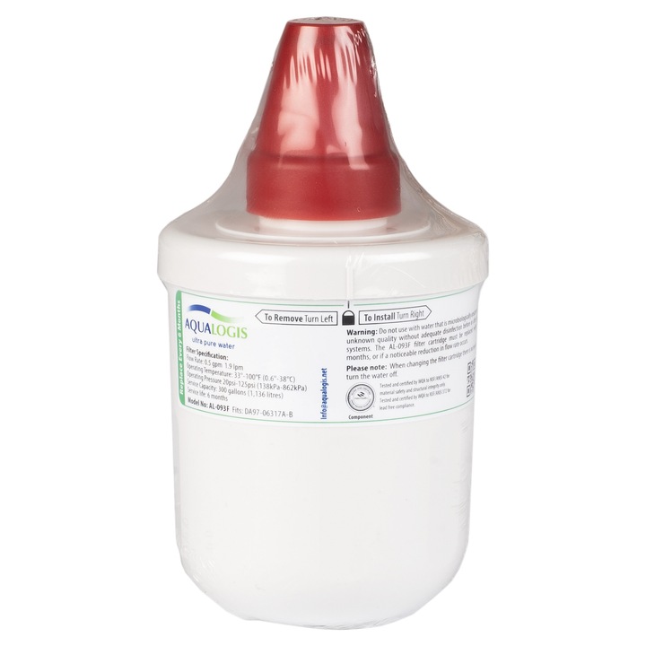 Aqualogis vízszűrő, Samsung hűtőszekrényekhez, Fehér