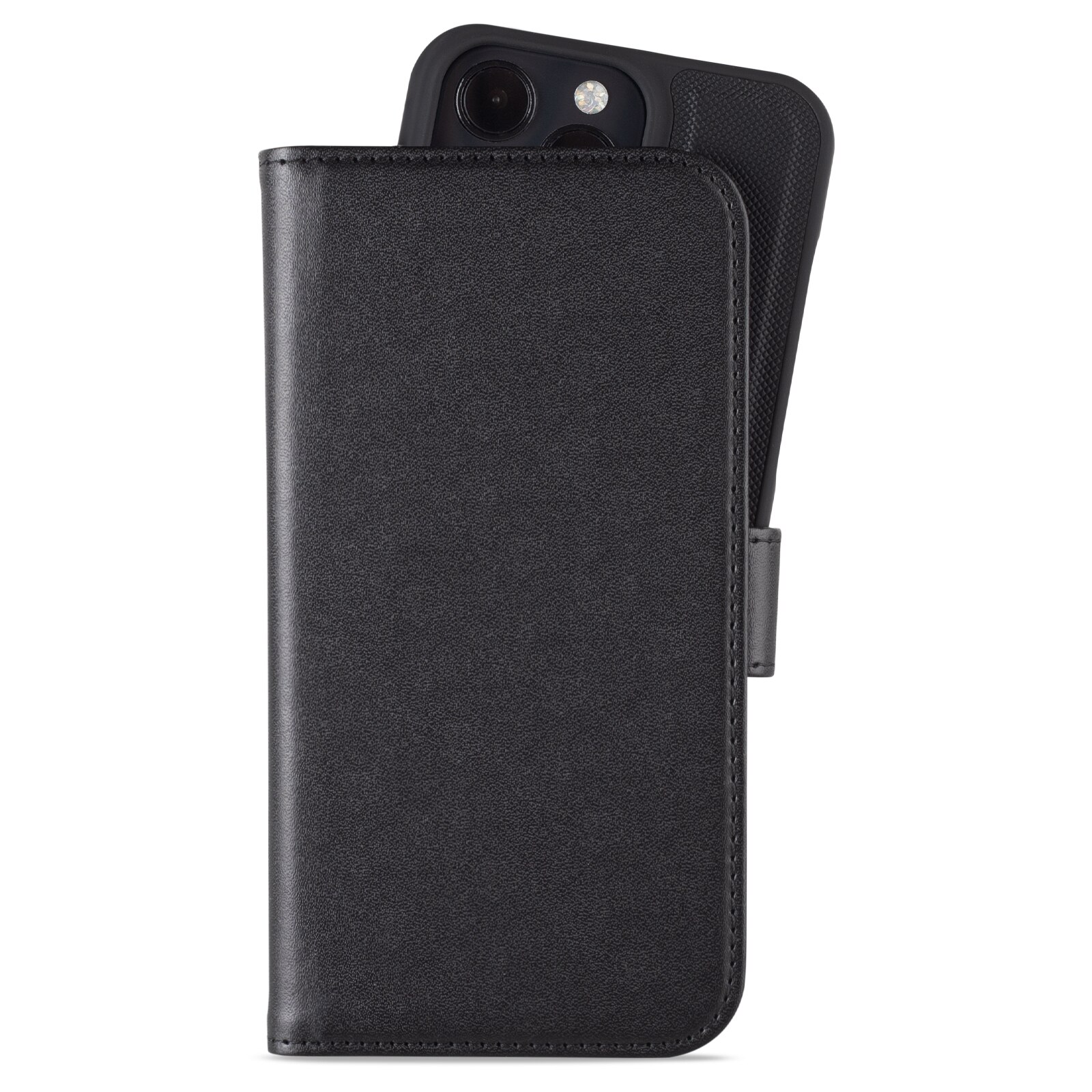 Калъф Holdit за iPhone 14 Pro, Wallet Mag, Черен - eMAG.bg
