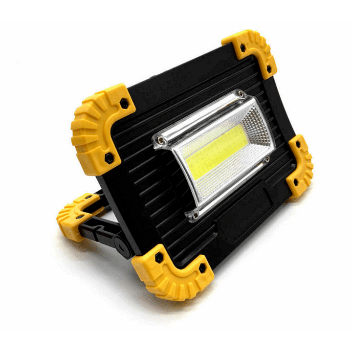 Proiector LED, Portabil, 20W, Galben/Negru