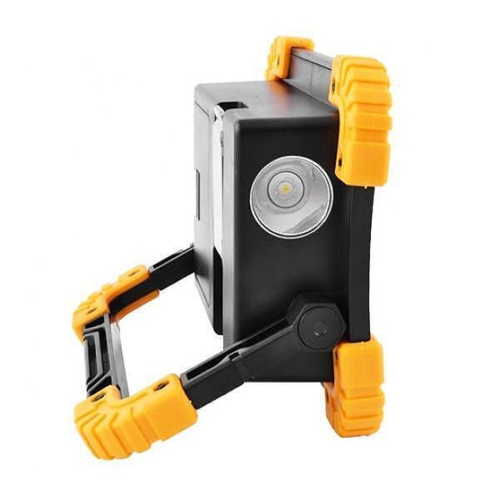 Proiector LED, Portabil, 20W, Galben/Negru