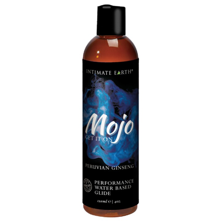 Intimate Earth - Mojo Peruvian Ginseng Waterbased Performance Glide vízbázisú síkosító, 120ml