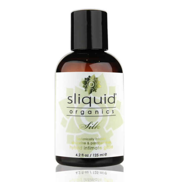 Sliquid - Organics Silk Lubricant aloe alapú szilikon hibrid síkosító, 125ml