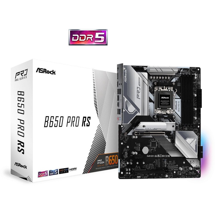 ASRock B650 PRO RS, 196545, Alaplap