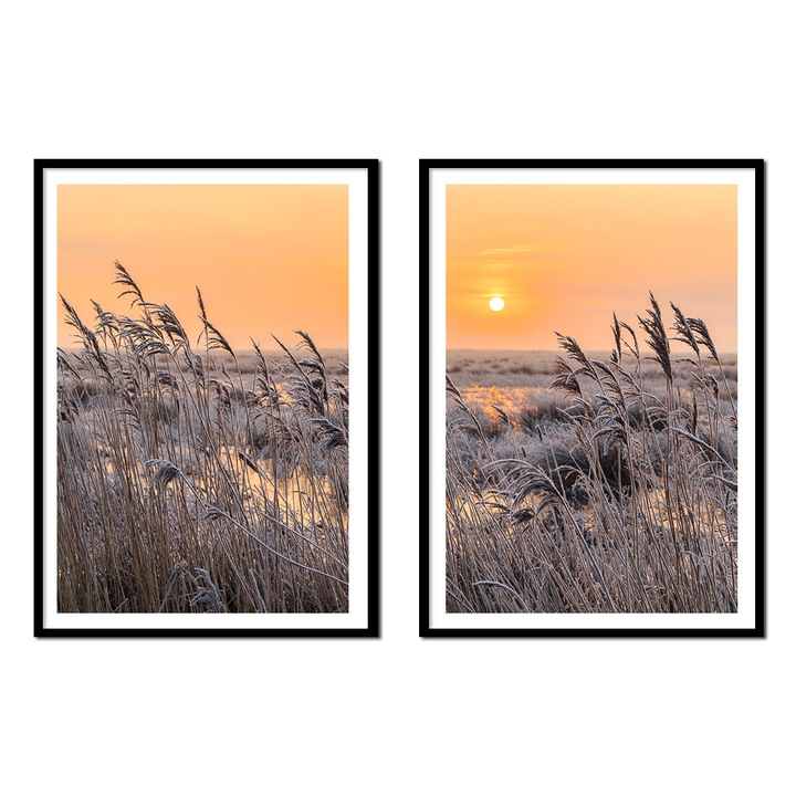 Poster decorativ cu rama, PoStar, P2175, MDF, Multicolor