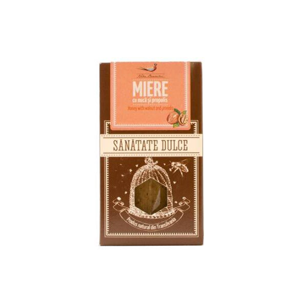 Miere cu nuca si propolis, Sanatate Dulce, 255 g