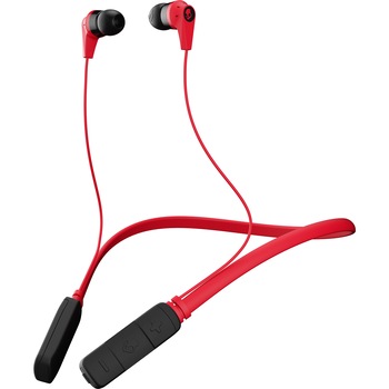 Casti Audio In Ear Skullcandy Ink'd, Wireless, Bluetooth, Microfon, Autonomie 8 ore, Red Black Casti Audio In Ear Skullcandy Ink'd, Wireless, Bluetooth, Microfon, Autonomie 8 ore, Red Black