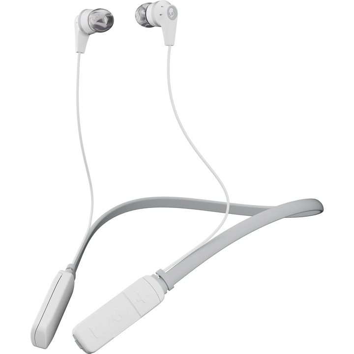 Аудио слушалки Skullcandy Ink'd, In-Ear, Микрофон, Bluetooth, White Gray Gray