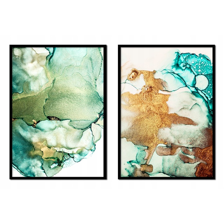 Poster decorativ cu rama, PoStar, MDF, Multicolor