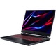 Acer Nitro 5 AN517-55 17.3" FullHD 144Hz Gaming laptop, Intel® Core™ i5-12500H, 8GB, 512GB SSD, Nvidia GeForce RTX 3050 4GB GDDR6, NoOS, Nemzetközi angol billentyűzet, Fekete