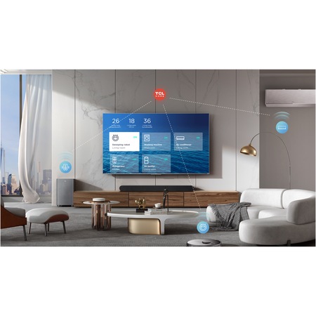 Телевизор TCL QLED 65C735, 65" (164 см), Smart Google TV, 4K Ultra HD, 100 hz, Клас F