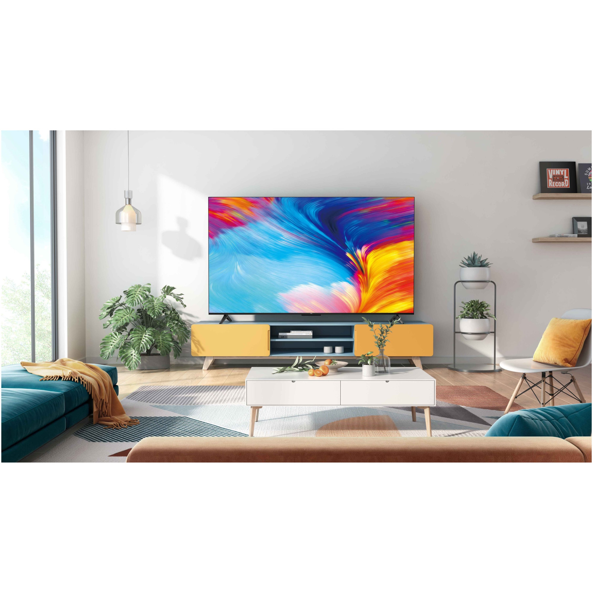 Televizor TCL LED 75P635, 189 cm, Smart Google TV, 4K Ultra