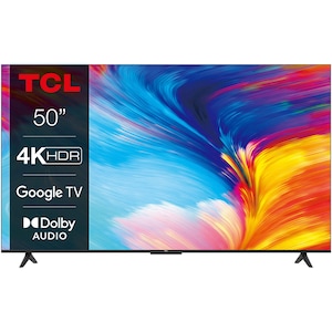 Televizor TCL LED 50P635, 126 cm, Smart Google TV, 4K Ultra HD, Clasa F