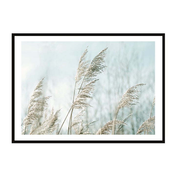 Poster decorativ cu rama PoStar, 33 x 43 cm, Lemn, Multicolor