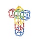 Joc constructii magnetice 124 piese, 7Toys