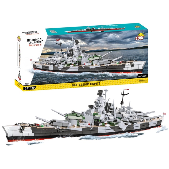 Set de constructie, Cobi, Battleship, 2810 piese