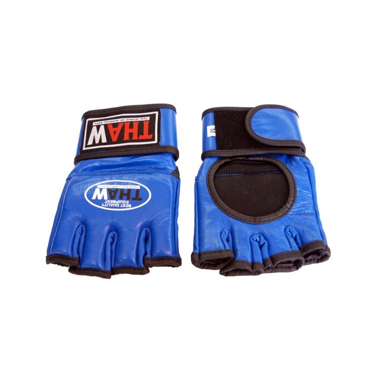 Manusi Grappling ThaW Tequa * Albastru * M * Piele naturala