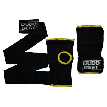 Easy-hand cu gel, Negru/Galben, Textil, M INTL Easy-hand cu gel, Negru/Galben, Textil, M INTL