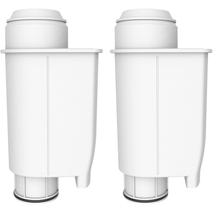 Set 2 filtre de apa pentru espressoare – Aqualogis AL-Inte+, 50 L, Alb, compatibile cu Saeco si Lavazza, reduc calcarul, imbunatatesc gustul cafelei, montare rapida tip push-in si utilizare pana la 2 luni per filtru