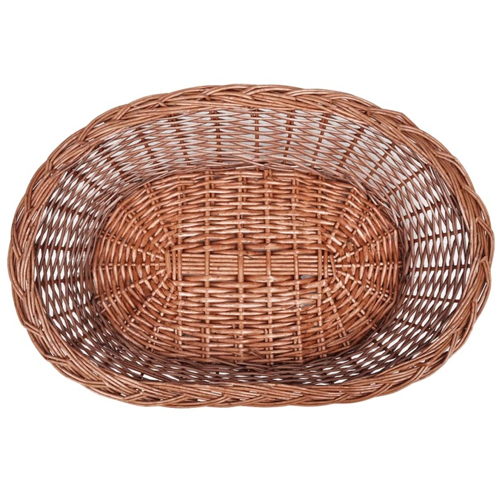 Cos/Patut de rachita pentru caini/animale de casa vidaXL, 69 cm, natural, 0.6 kg