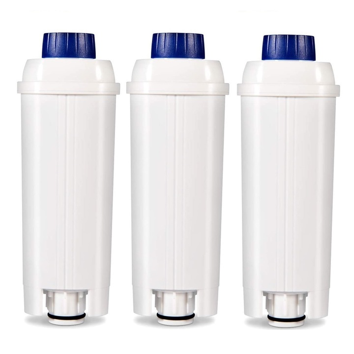 Set 3 filtre de apa pentru espressoare Delonghi, Aqualogis, AL-S002, Alb