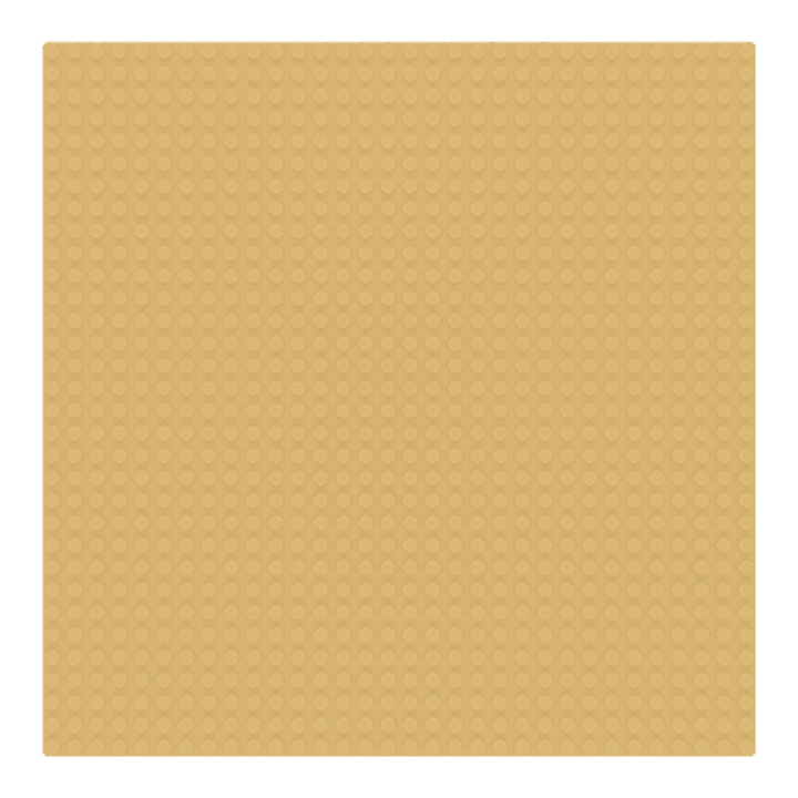 Placa pentru construit, Sluban, 25.6 x x25.6 cm, Maro