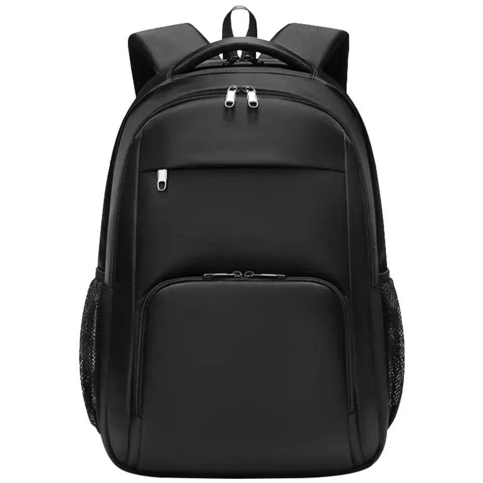 Rucsac laptop 15.6", casual, impermeabil, cu buzunar antisoc, Escalate, 33.5x14x48 cm, Negru