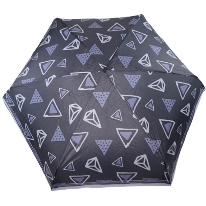 Umbrela pliabila pentru femei 20 cm Paolo 8731-AB, Albastru