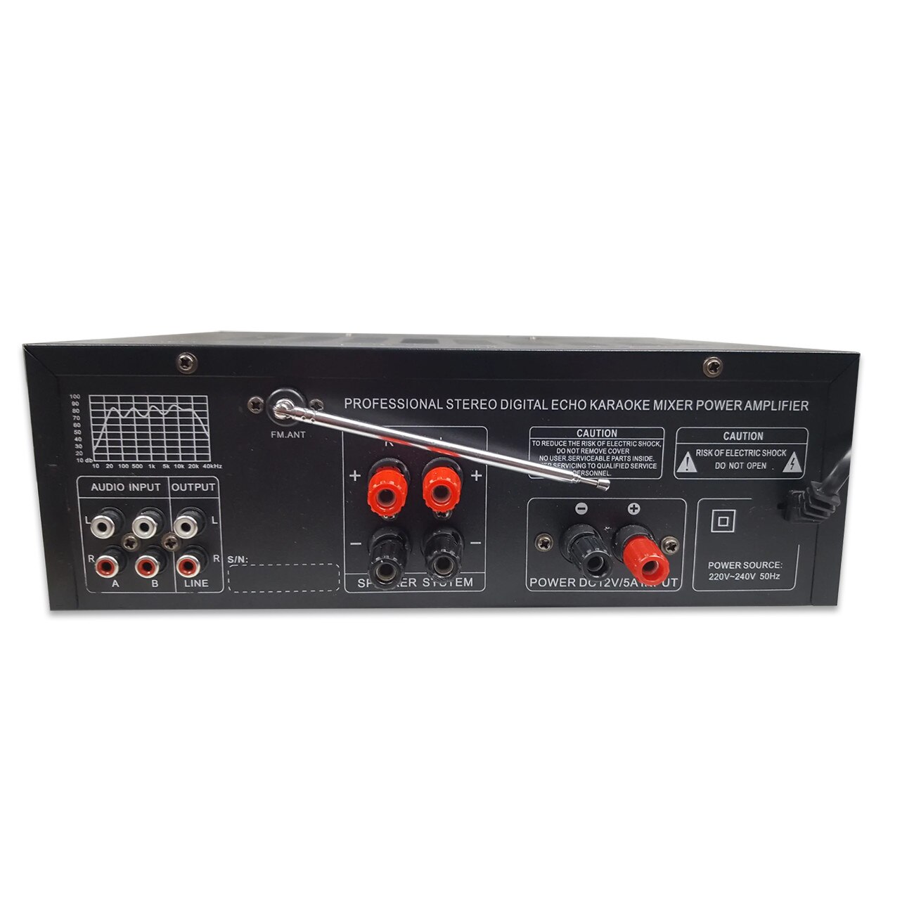 Amplificator Profesional Stereo Digital, Mixer Karaoke Echo eMAG.ro