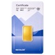 Lingou aur, Metalor, 24 K, 10 g, puritate 999.9 ‰