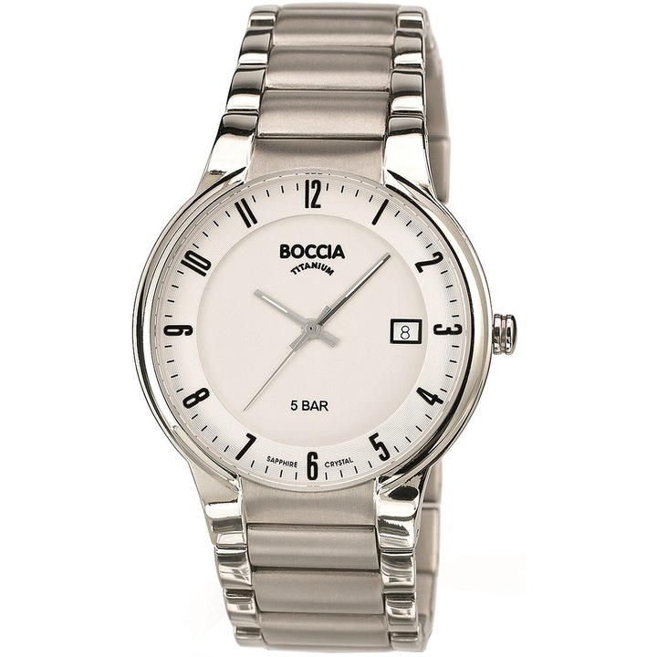 Ceas barbatesc Boccia 3629-02, Quartz, 39mm, 5ATM