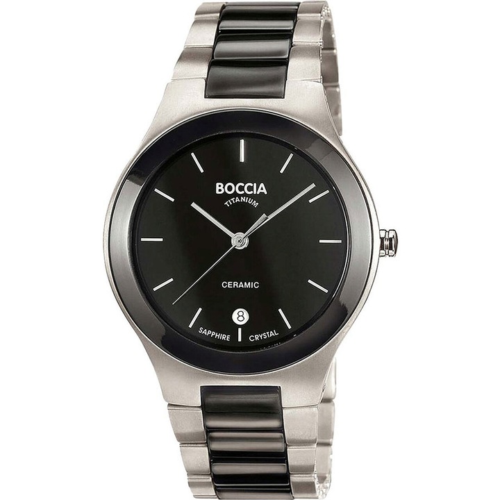 Мъжки часовник Boccia 3628-01, Кварц, 38mm, 5ATM