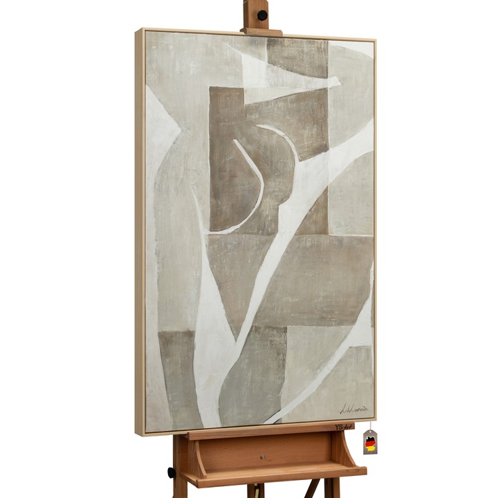 Tablou abstract pictat manual ulei pe panza “Mery” 100x140 cm