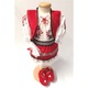Costum botez traditional, fetite, 9 - 12 luni, Denikos® TR0688