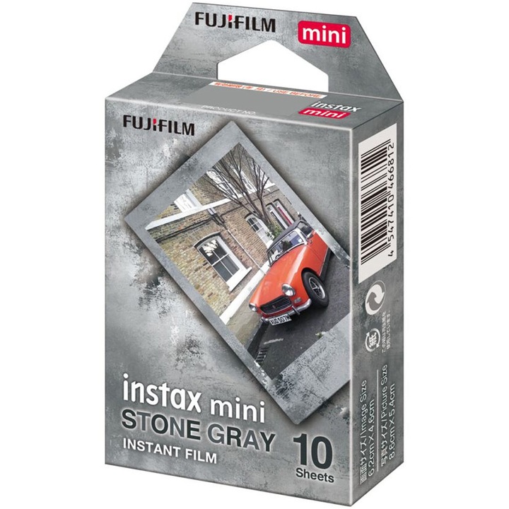 Филм за инстантни снимки Fujiflm Instax Mini Stone Grey 1x10