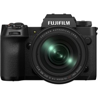 Aparat foto Mirrorless Fujifilm X-H2, Body, 40MP, 8K + Obiectiv XF 16-80mm, Negru